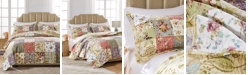 Greenland Home Fashions Blooming Prairie Quilt Set, 3-Piece Full - Queen